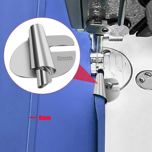 TOOVREN Universal Sewing Rolled Hemmer Foot 4pcs, Rolled Hem Presser Foot, 7/8/9/10mm Wide Rolled Hem Foot, Sewing Machine Presser Foot Hemmer Foo...